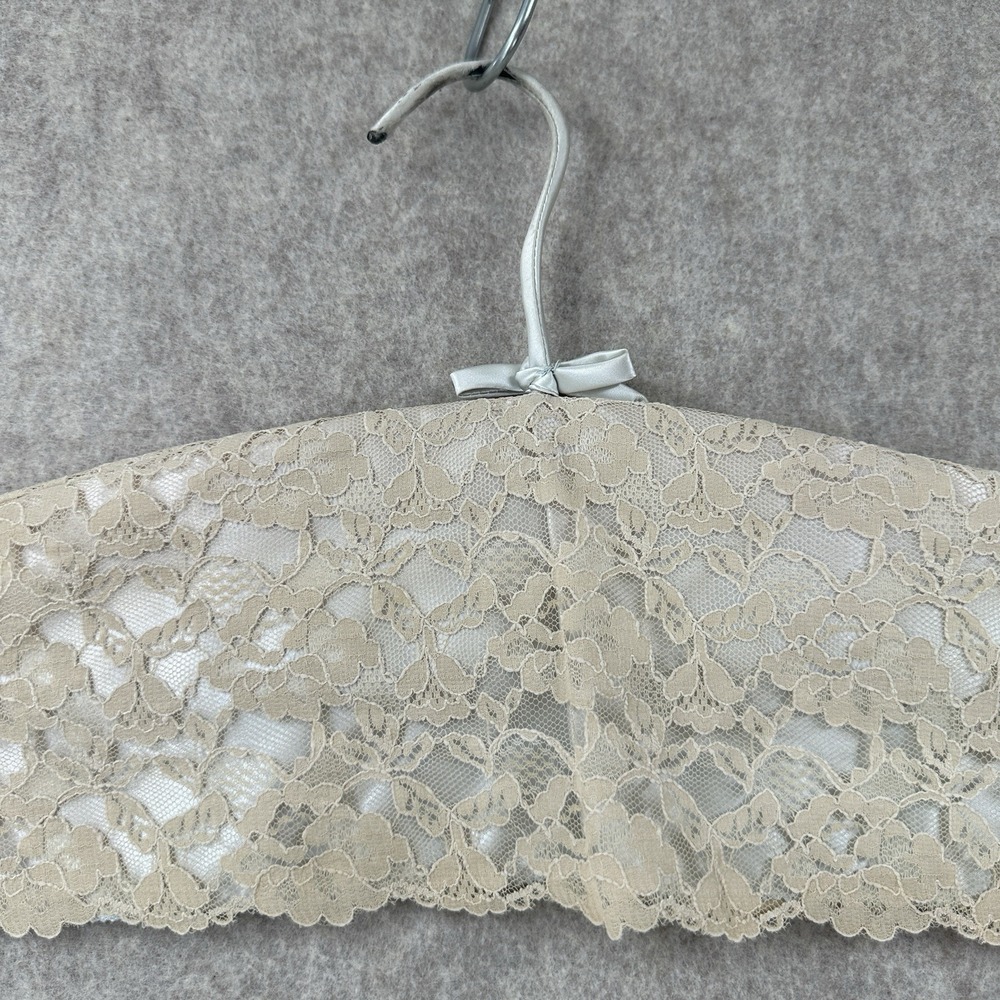 1930s-40s LACE COVERED Boudoir Vanity Lingerie Wedding Dress‎ DISPLAY HANGER - Picture 6 of 8